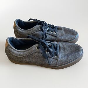 VANS Off The Wall Atwood Canvas Grey Brown‎ Gum Bottoms Mens Size 9.5 Classic